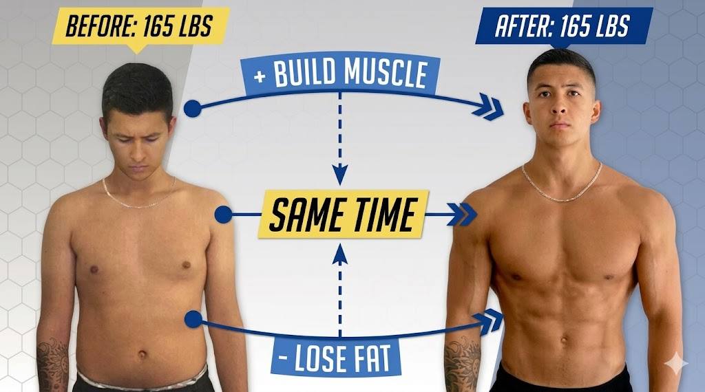 the-secret-to-building-muscle-and-losing-fat-combining-proper-exercise-and-nutrition
